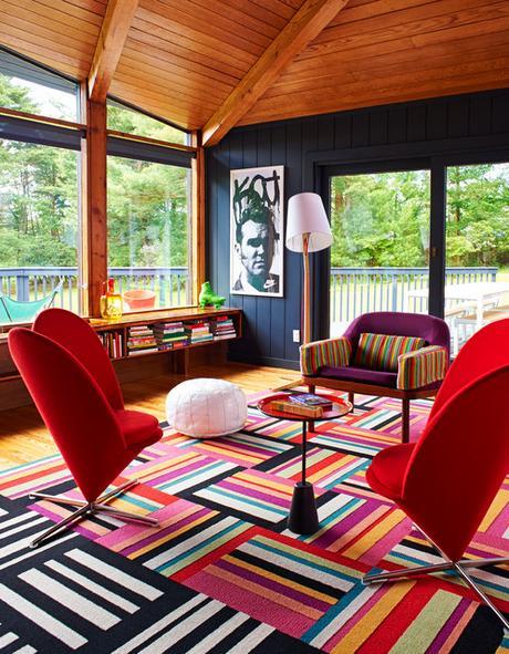 Colores primarios en tu decoración Birght Bazaar Book contemporary-living-room