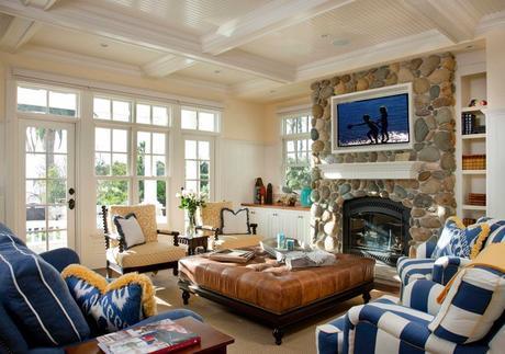 Colores primarios en tu decoración Seaside Escape traditional-living-room