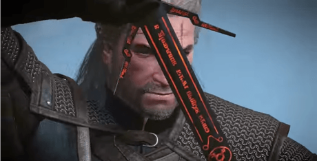 The Witcher 3 Wild Hunt_Geralt de Rivia_espada rúnica