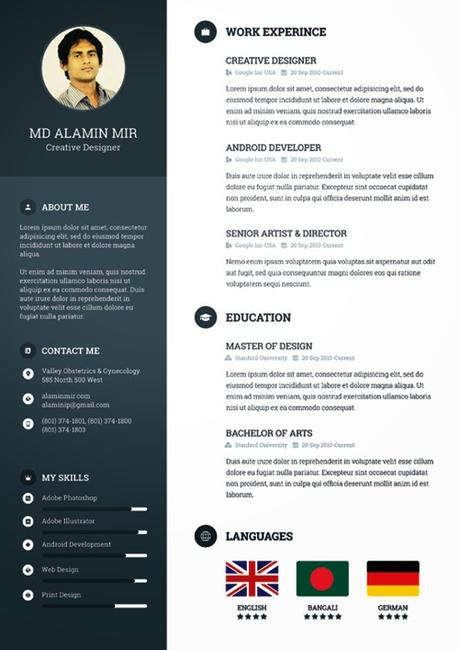 Platilla Currículum Vitae Gratis 06/ Free Resume Template 06