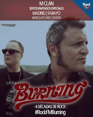 M Clan, Luz, Álvaro Urquijo, Josele Santiago y Star Mafia Boy se suman al concierto 40 aniversario de Burning