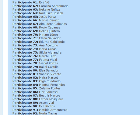 ¡¡¡¡Ya tenemos ganadora del sorteo!!!!