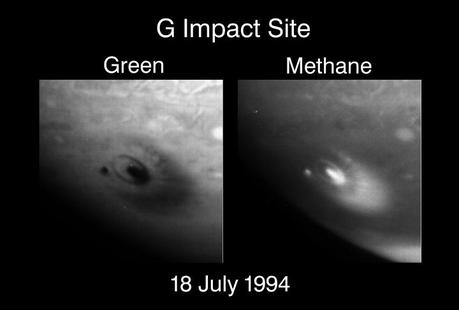 Mis artículos de 1994 del choque del cometa Shoemaker-Levy 9 con Júpiter