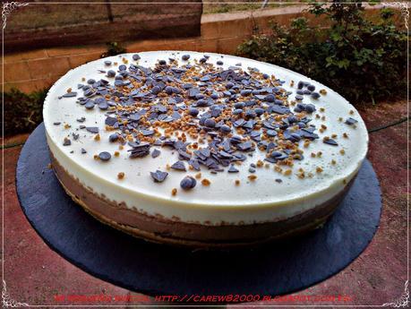Tarta de 3 chocolates Tarta de 3 chocolates