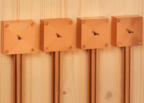 Casa diseñada en madera alistonada e instalaciones en cobre