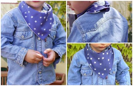 Patrón PDF GRATIS de pañuelo infantil