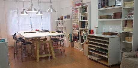 Mi taller de encuadernación y cartonnage en Bilbao.