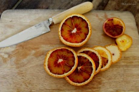 Bundt cake de Naranjas Sanguinas y romero