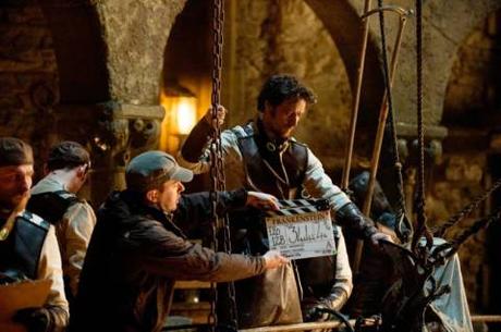 Imágenes del set de filmación de “Victor Frankenstein”