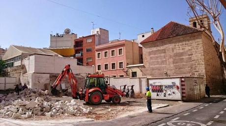 plaza manuel pérez garcía, almería, obras