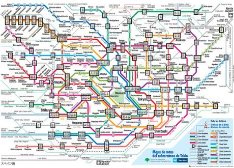 Plano metro Tokio