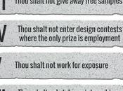 mandamientos trabajo gratuito para diseñadores gráficos demás profesionales)