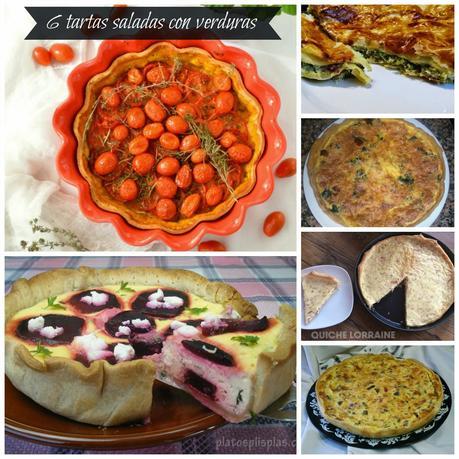 6 tartas saladas de verdurasSeguimos con nuestro plan de ...