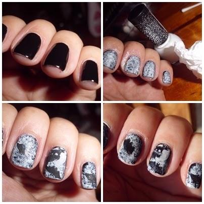 Manicura lobo aullando a la luna