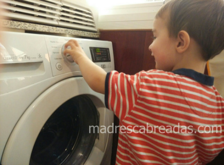 Las tareas domésticas con un bebé grande en casa