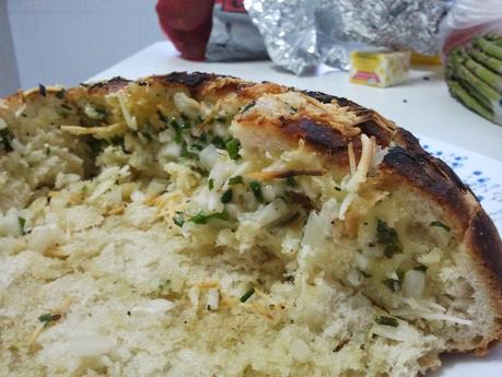 Pan relleno de queso