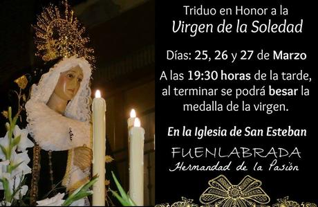 Triduo en Honor a la Virgen de la Soledad