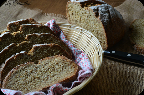 Pan de trigo y centeno con masa madre