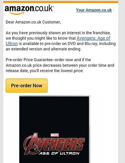 avengers pre order Blu Ray de La Era de Ultrón tendría versión extendida y final alternativo