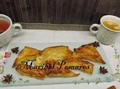 Trozos hojaldre almíbar.