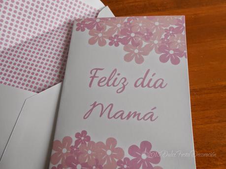 Kit imprimible y tarjeta para el día de la madre