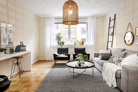 Inspiración Deco: Enamórate del gris en este piso de estilo nórdico