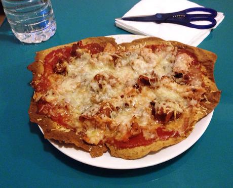 Masa de pizza de coliflor sin gluten