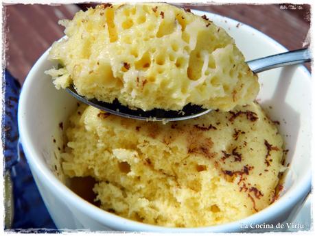 Mug Cake Chocolate Blanco