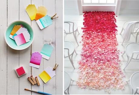 Ideas para decorar con degradado