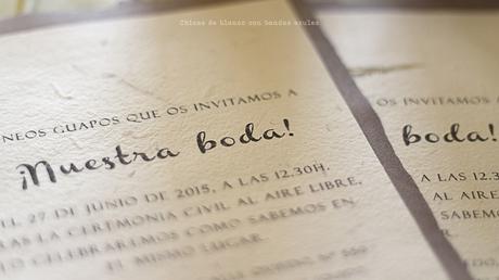 DIY: Invitaciones rústicas