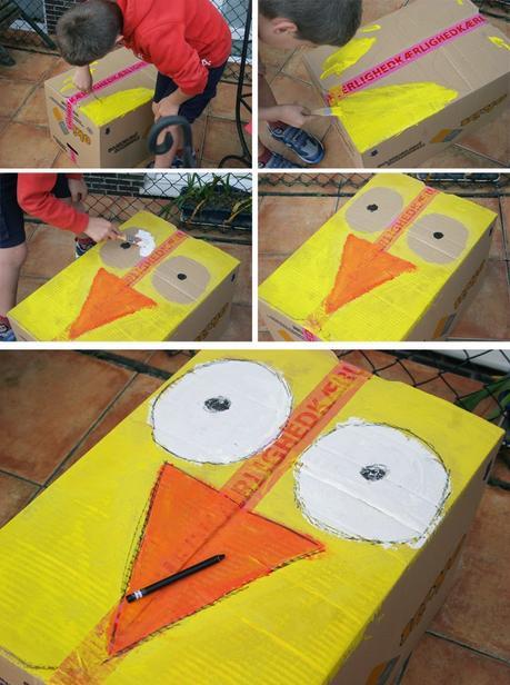 Diy totem de cartón4 Taller de creactividad: Diy totem de cartón4