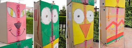 Diy totem de cartón8 Taller de creactividad: Diy totem de cartón8