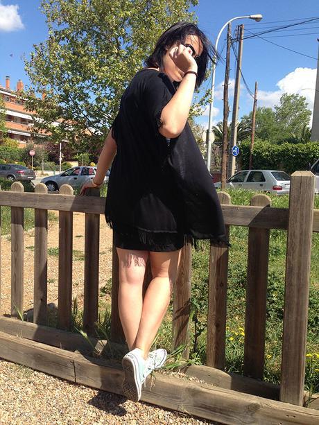 Kimono de flecos kimono de flecos