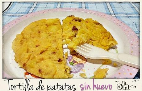 Tortilla de patatas vegana