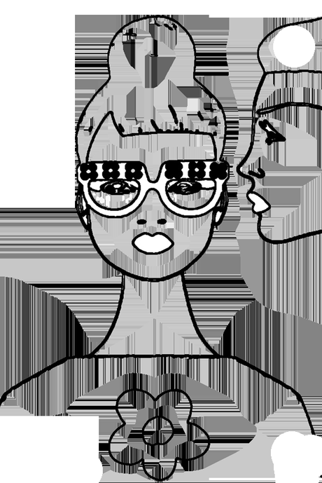 Más ilustraciones de moda para colorear Más ilustraciones de moda para colorear