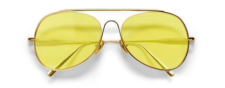 Acne Studios gafas amarillas aviador
