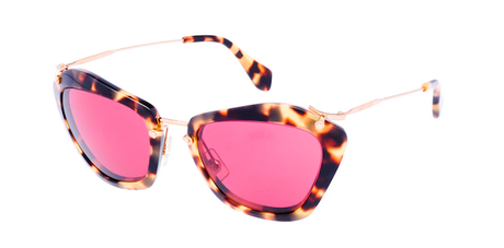 miu miu lentes rosas montura tortuga