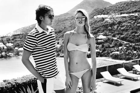 Martha Hunt luce increíbles bañadores para Solid & Striped