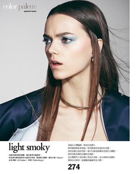 Jenna Earle luce pelo liso para Vogue Taiwan