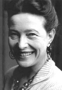 La autora francesa Simone de Beauvoir