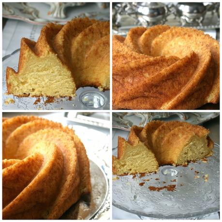 Bundt cake de mandarina y yogur