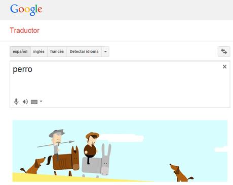 Google Translate homenajea a Cervantes con animaciones de 'Don Quijote'