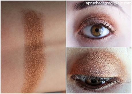 Básicos de Primavera con Flormar Swatch de la sombra de ojos Metallic Eyeshadow 004 de Flormar