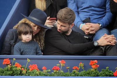 Milan, Shakira y Piqué, divertida tarde de tenis