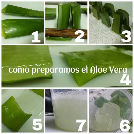 Como preparamos el Aloe Vera