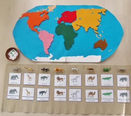 Animales y geografía con Safari Toobs (pegatinas para imprimir) – Animals and geography with Safari Toobs (printable stickers) Pegatinas continentes