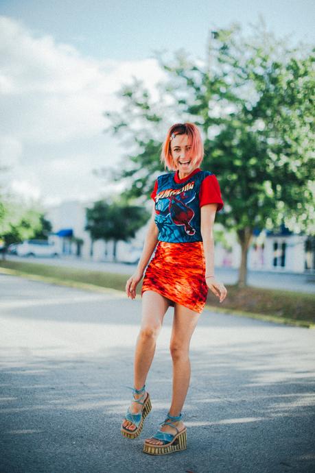 amintaonline37-Spiderman-american apparel-skirt