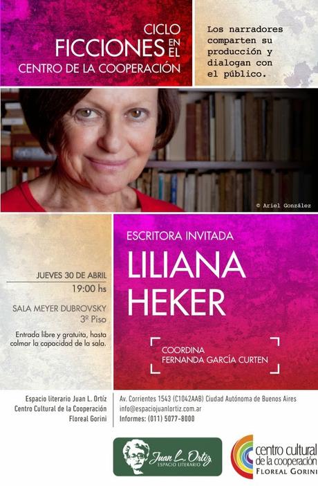 Eventos | Liliana Heker en el Ciclo Ficciones del CCC