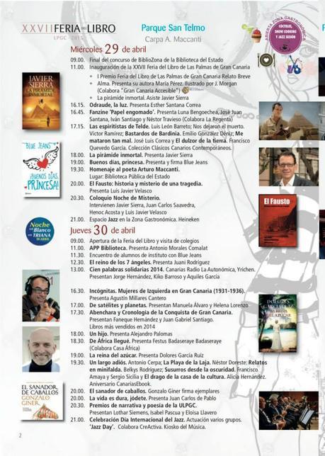 XXVII Feria del libro LPGC 2015