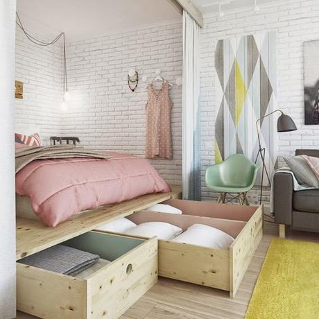TIPS DECO:  5 IDEAS PARA CONSEGUIR MÁS ESPACIO DE ALMACENAJE EN TU DORMITORIO